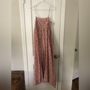 MANGO Open Back Midi Dress